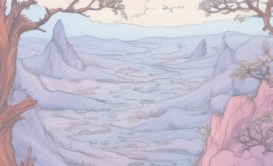 eine phantasielandschaft, aus dem Zauberer von Oz, es sollen keine Personen auf dem Bild sein Der Zauberer von OZ